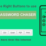 Appuyez sur le bouton droit pour utiliser le chasseur de mot de passe