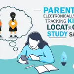 genitori che monitorano elettronicamente i bambini