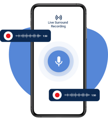 Record Surround Sounds with Remote Commands